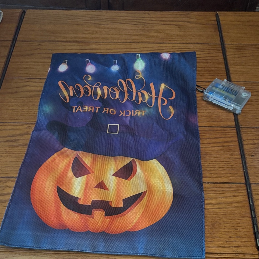 Halloween Trick or Treat Flag